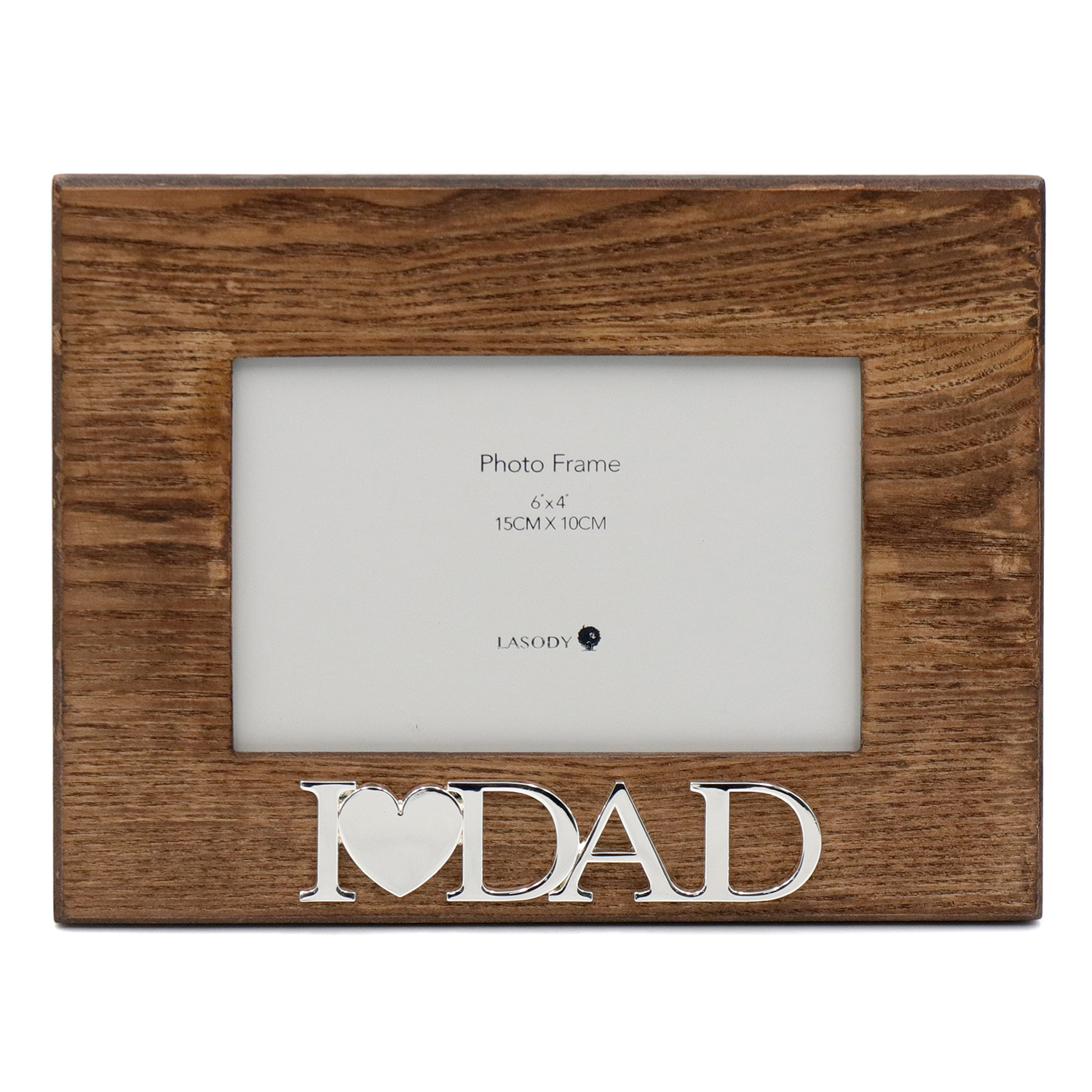 Wood Photo frame w/ I LOVE Dad